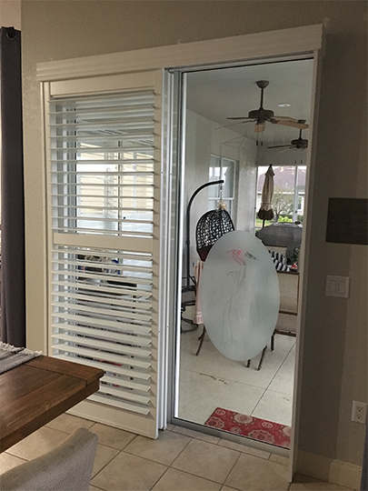 Plantation Shutters For Sliding Glass, How Much Do Shutters Cost For A Sliding Glass Door