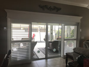 Plantation Shutters for Sliding Glass Doors Trinity