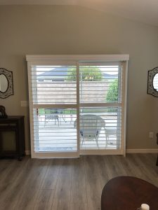 Plantation Shutters for Sliding Glass Doors Lake Lady